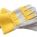 Rękawice wzmacniane skórą